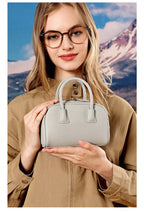 Women's Genuine Cowhide Leather Satchel – Pillow Crossbody Shoulder Bag