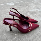 Casual Women's Sandals Brand Buckle Designer 2026 Everyday Comfortable Office Women's High Heels