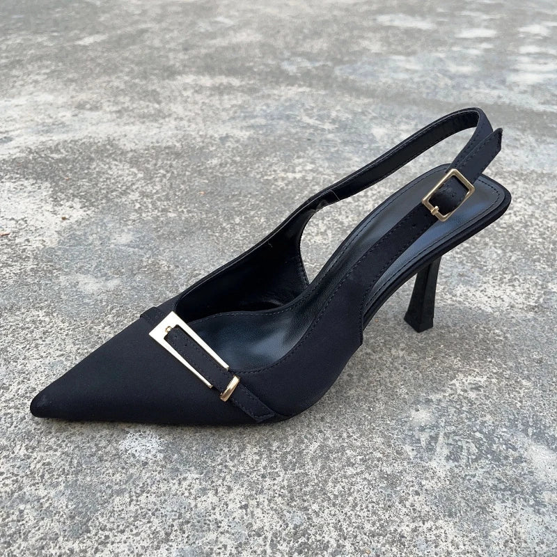 Casual Women's Sandals Brand Buckle Designer 2026 Everyday Comfortable Office Women's High Heels