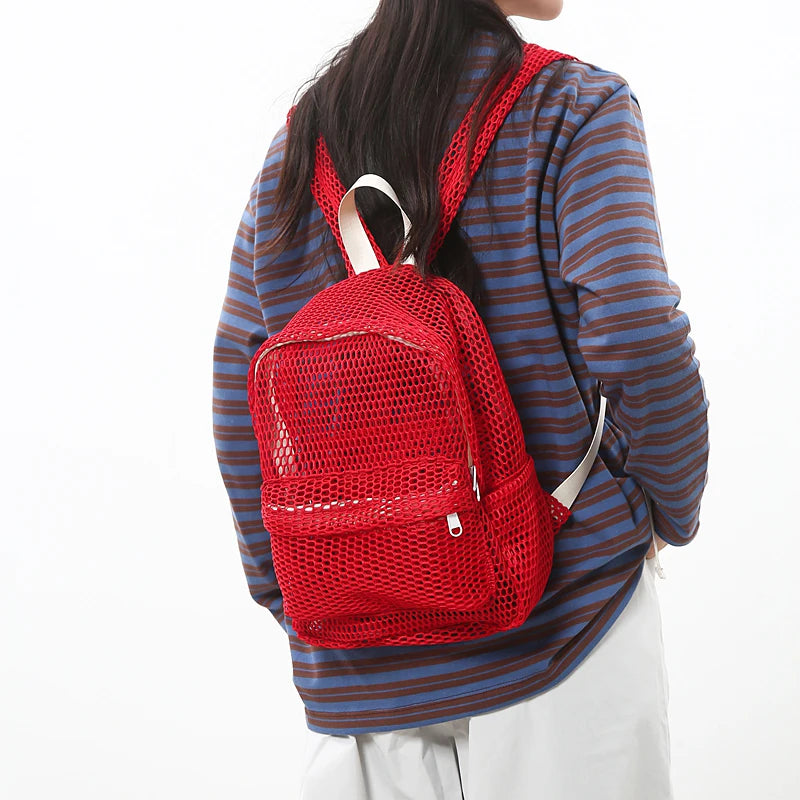Small Mesh Backpack for Women - 2025 Travel Backpacks S5169a22118084569aba89c38a60741c7X STYLEINGER