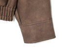 Women's  Faux Fur Collared Zip-Up Jacket with Pockets