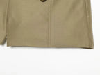 Women's High Street Casual Chic Shorts Suit Single Breasted Jacket Outfit Set