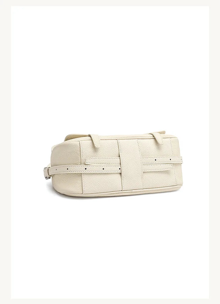 Women's Vintage Genuine Leather Crossbody Bag – Soft Cowhide Bowling Shoulder Bag