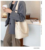 Women Bag Vintage Crocodile Pattern Crossbody Bags PU Leather Trend Designer Shoulder Handbags Large Capacity Bucket