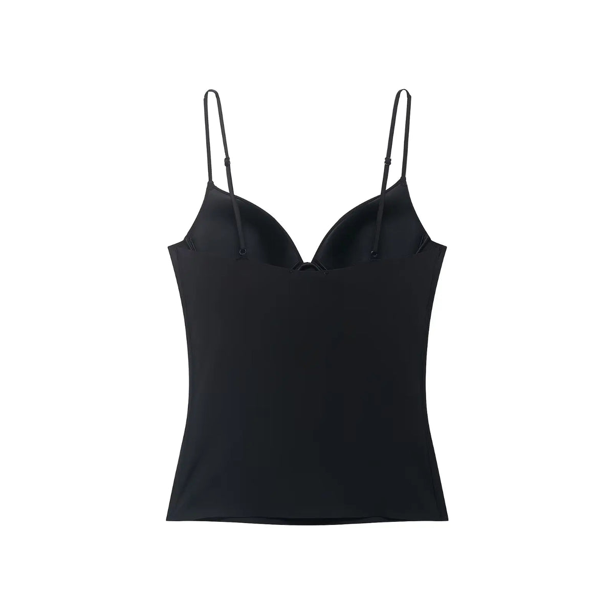 Women's Top Solid Backless Corset V-Neck Thin-Strap Cami Tank Top