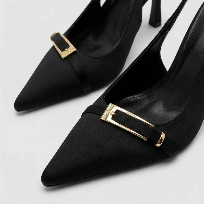 Casual Women's Sandals Brand Buckle Designer 2026 Everyday Comfortable Office Women's High Heels