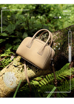Women's Genuine Cowhide Leather Satchel – Pillow Crossbody Shoulder Bag