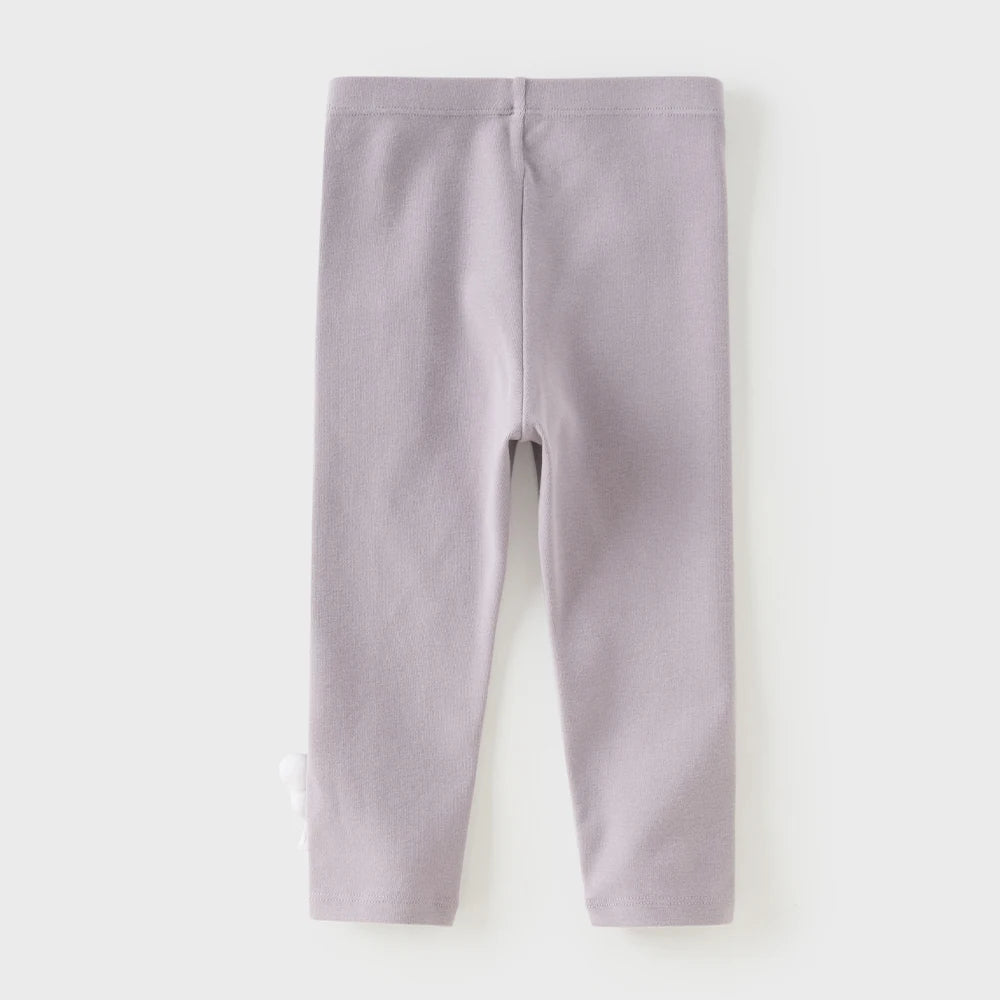Dave & Bella Girls' Cotton Leggings – Cute Autumn Tights for Kids Ages 4–12