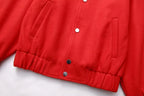 Womens Coat Vintage Solid Stand Collar Office Outwear Casual Trendy Long Sleeve Single Breasted Jacket