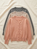 Fashion Women's Cardigan Soft Knit Loose Short  Autumn Winter Casual Sweater