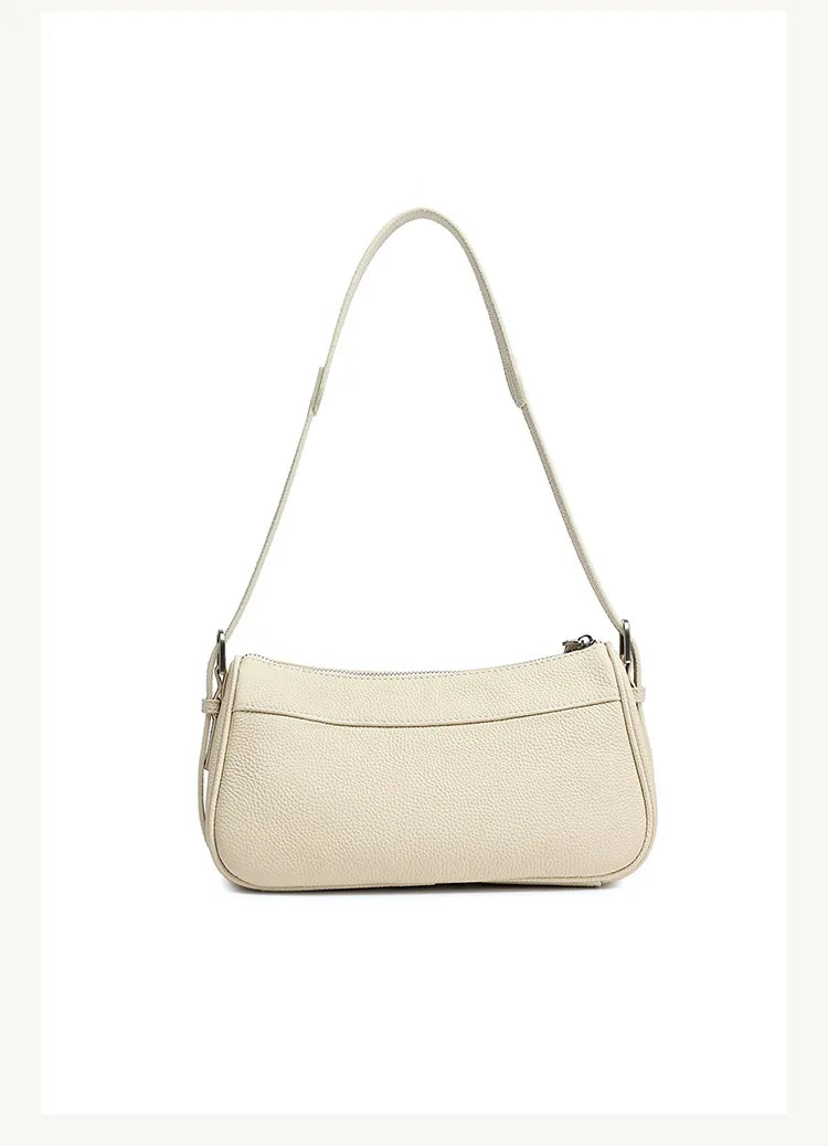 Women's Vintage Genuine Leather Crossbody Bag – Soft Cowhide Bowling Shoulder Bag