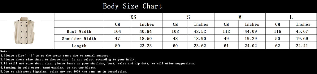 Casual Chic Women Tank Vest Top Stand Collar Double Breasted Sleeveless Top Fashion