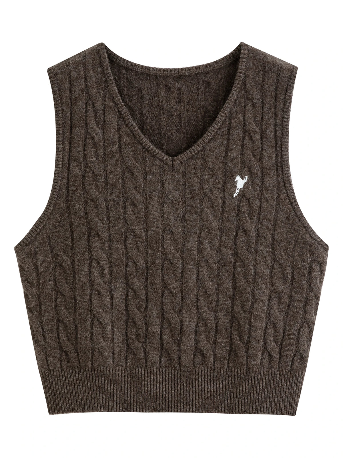 Women's Vest 100% Pure Wool V-Neck Knit Sleeveless Pullover Regular Fit Elegant Office Casual Winter Sweater