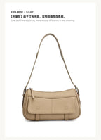 Women's Vintage Genuine Leather Crossbody Bag – Soft Cowhide Bowling Shoulder Bag