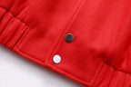 Womens Coat Vintage Solid Stand Collar Office Outwear Casual Trendy Long Sleeve Single Breasted Jacket