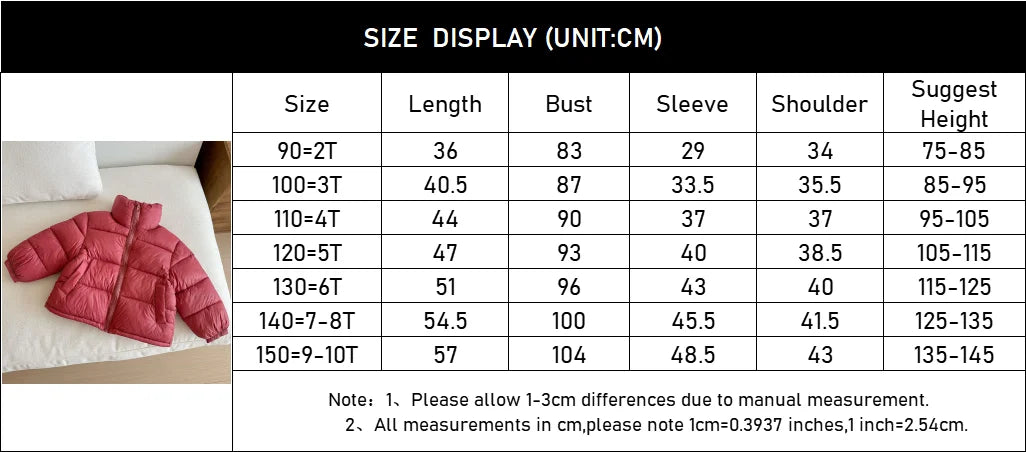 Kids Winter Coat: Thick Warm Puffer Jacket for Boys & Girls