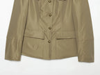 Women's High Street Casual Chic Shorts Suit Single Breasted Jacket Outfit Set