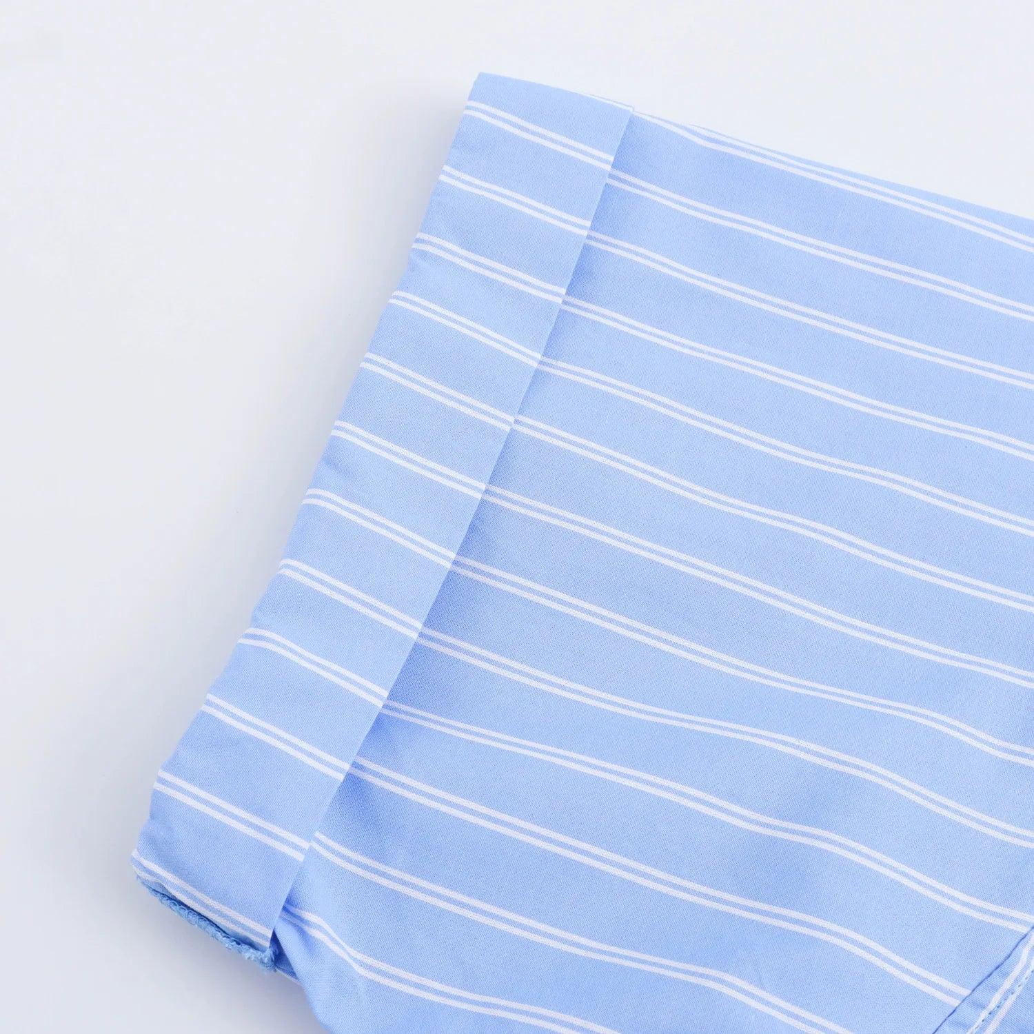 Pocket Poplin Shirt Collared Short Sleeve Front Button Tops S72ff580fbea64742b83bdbb3bfa67047O STYLEINGER