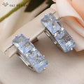 Women's Geometric Glass Drop Earrings