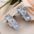 Women's Geometric Glass Drop Earrings