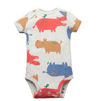 Baby Cotton Short-Sleeve Bodysuits, 5-Pack, 6–24 Months
