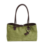 Women's Retro PU Leather Underarm Tote Bag – Casual Shoulder Handbag