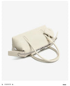 Women's Genuine Leather Bowling Shoulder Bag – Vintage Cowhide Crossbody