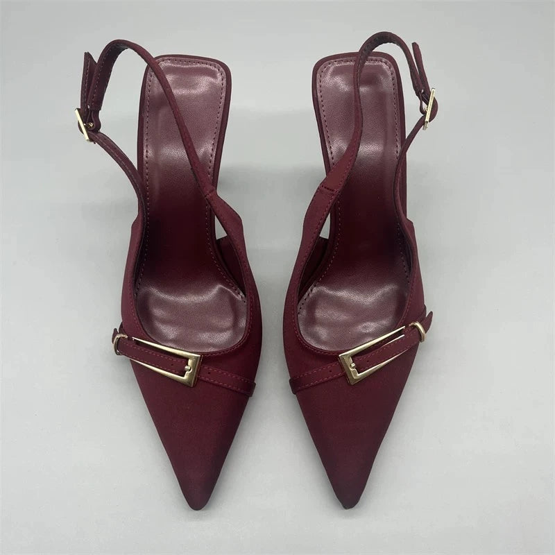 Casual Women's Sandals Brand Buckle Designer 2026 Everyday Comfortable Office Women's High Heels