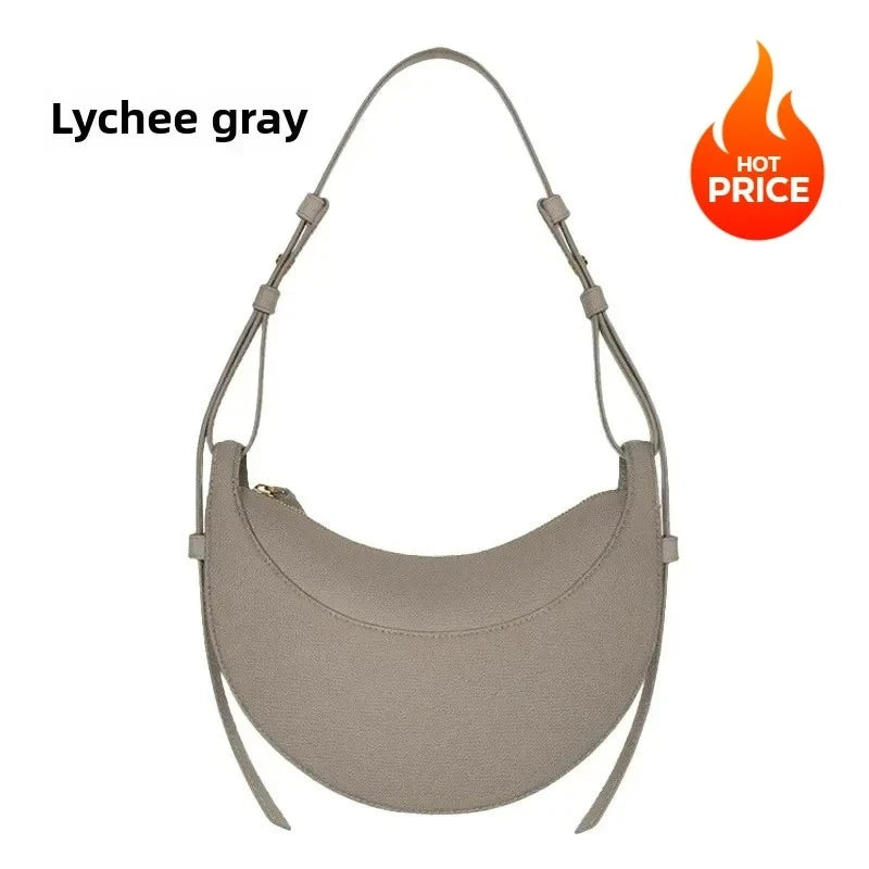 Textured Crescent Women Bag, Underarm Handbag, Single Shoulder Crossbody Bag S7fd0d93ad2fa4b65ac4ab83594033780J STYLEINGER