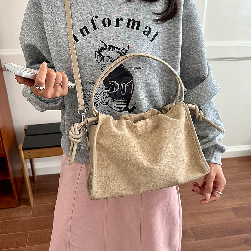 Women's Soft PU Tote Shoulder Bag with Hasp Closure