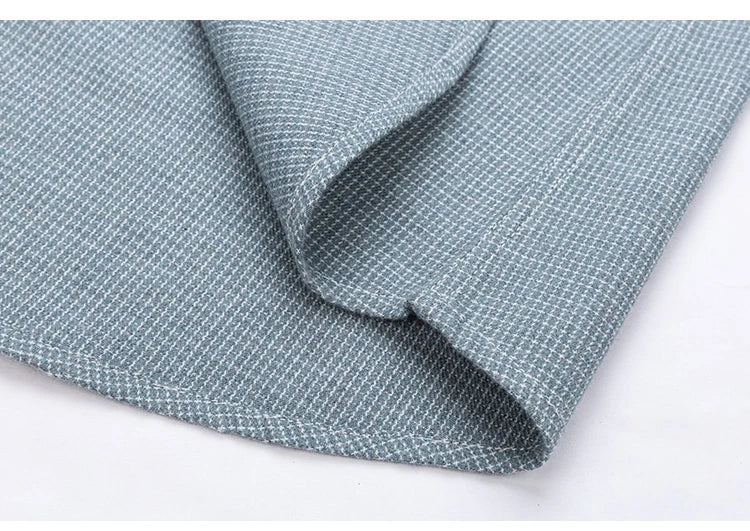 Luxury High-Quality 100% Cotton Houndstooth Full Shirts for Men Slim Fit Casual Shirt Long-Sleeve Plaid Soft Designer Clothes Ro
