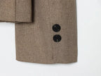 Women's Autumn Blazers Jackets 2026 High Neck Double Button Fashion Elegant Blazers