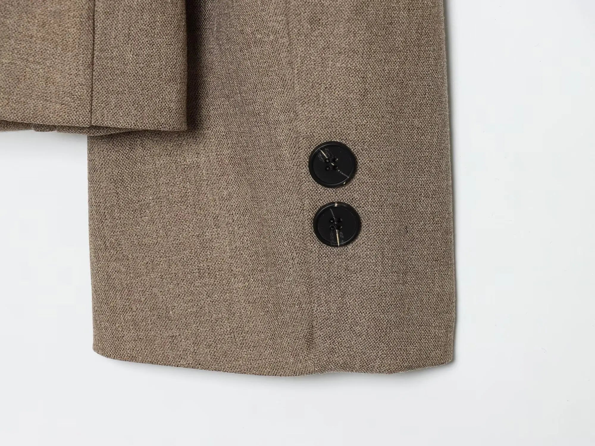 Women's Autumn Blazers Jackets 2026 High Neck Double Button Fashion Elegant Blazers