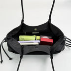 Women's Large Capacity Tote Bag – Hasp Closure, Shoulder Strap, 38×18×10 cm
