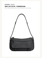 Women's Vintage Genuine Leather Crossbody Bag – Soft Cowhide Bowling Shoulder Bag