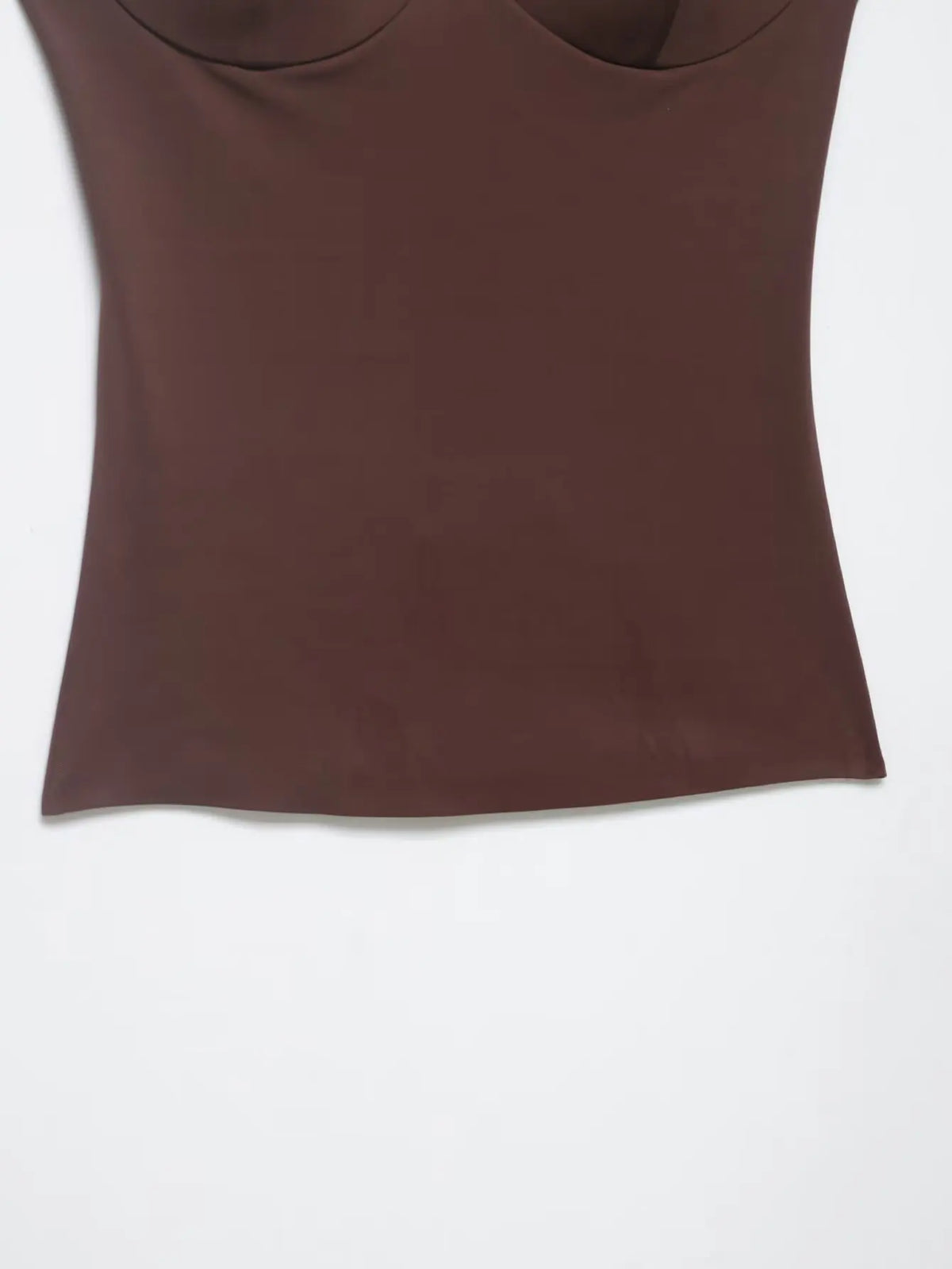 Women's Top Solid Backless Corset V-Neck Thin-Strap Cami Tank Top