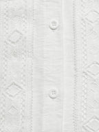 Women's Shirt Ruffle French Retro Round Collar Long-Sleeved Top Buttoned US & EU Style