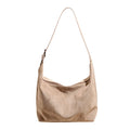 Women's Large Soft Faux Leather Hobo Shoulder Bag