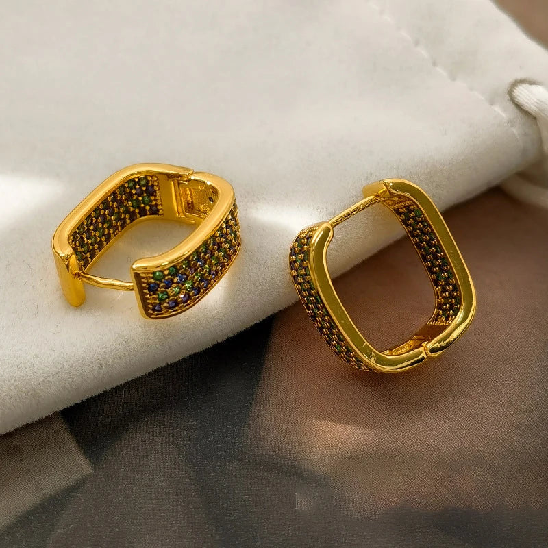 Women's Gold-Tone Cubic Zirconia Drop Earrings