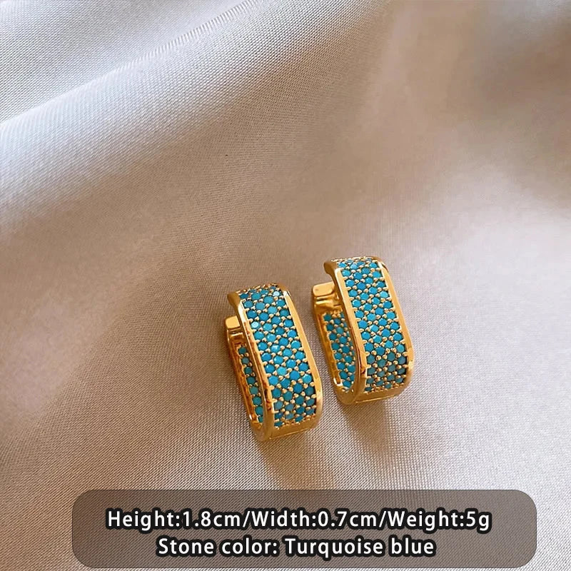 Women's Gold-Tone Cubic Zirconia Drop Earrings