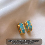Women's Gold-Tone Cubic Zirconia Drop Earrings