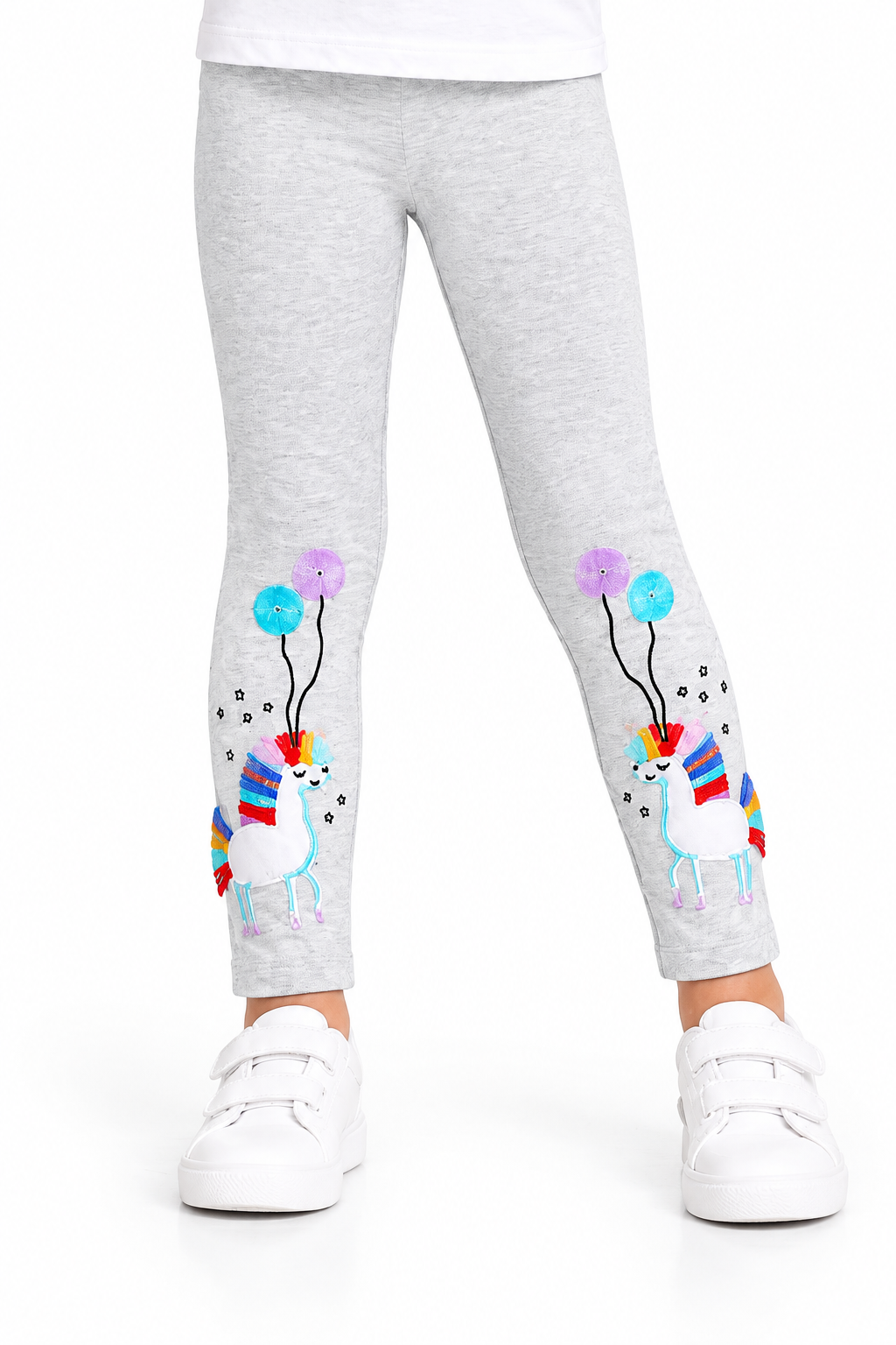 Girls' Leggings Cotton Floral Cartoon Unicorn Print Autumn Kids Tights Pants
