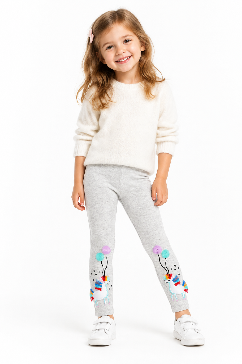 Girls' Leggings Cotton Floral Cartoon Unicorn Print Autumn Kids Tights Pants