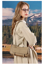 Women's Vintage Genuine Leather Crossbody Bag – Soft Cowhide Bowling Shoulder Bag