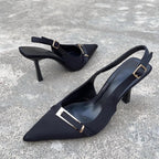 Casual Women's Sandals Brand Buckle Designer 2026 Everyday Comfortable Office Women's High Heels