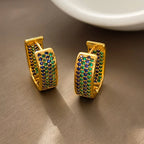 Women's Gold-Tone Cubic Zirconia Drop Earrings