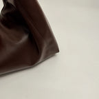 Women's Soft PU Leather Hobo Tote Bag – Hasp Closure, Water-Resistant, 37×25×11 cm