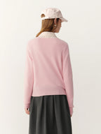 Women's Sweater 100% Wool Crew-Neck Pullover Regular Fit Full-Sleeve Soft Warm Knit Casual Office Winter