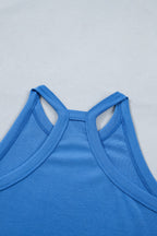 Women's Outfit Set Sleeveless Cropped Top and Pocketed Skort Casual Summer