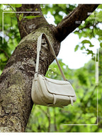 Women's Vintage Genuine Leather Crossbody Bag – Soft Cowhide Bowling Shoulder Bag